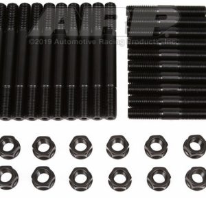 ARP Cylinder Head Stud, For Use with Ford 351 Windsor, Factory Heads, Hex Nuts, Black Oxide, Chrome Moly – 154-4003