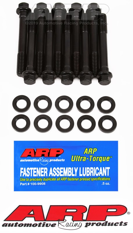 ARP Crankshaft Main Bearing Cap Bolt, For Use with Ford Small Block 289/ 302 Cid, 2 Bolt Main, Hex Style Head Type, Chrome Moly – 154-5001