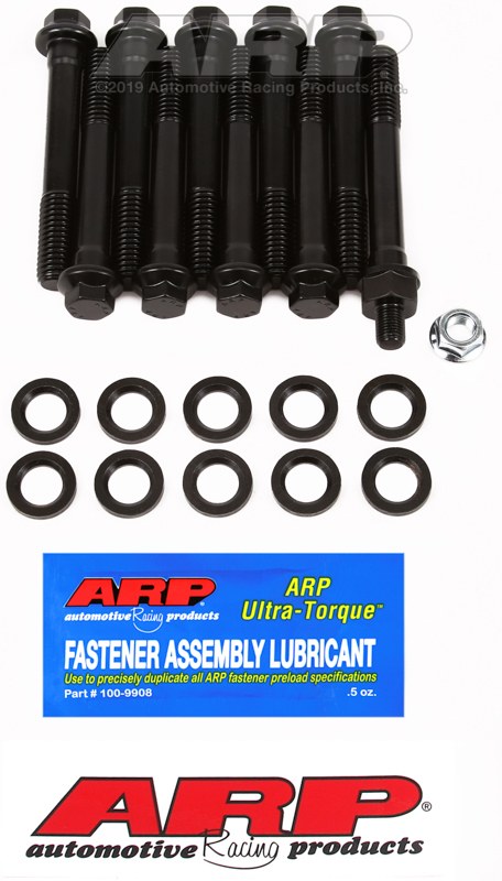 ARP Crankshaft Main Bearing Cap Bolt, For Use with Ford Small Block 351 Windsor, 2 Bolt Main, Hex Style Head Type, Chrome Moly – 154-5003