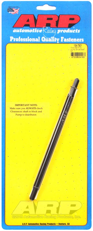 ARP Oil Pump Drive Shaft, For Use with 351W Ford, APR2000 Steel, 220000 PSI – 154-7901