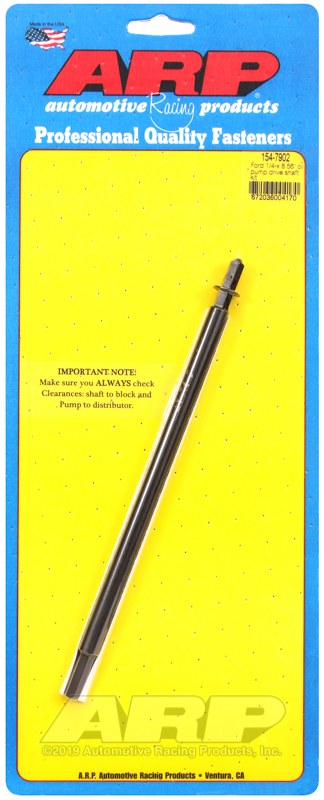 ARP Oil Pump Drive Shaft, For Use with 390/ 428 Cubic Inch Fe Series Ford, APR2000 Steel, 220000 PSI – 154-7902