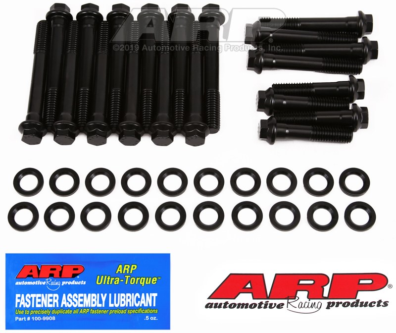 ARP Cylinder Head Bolt Set, For Use with 1965-1966 Pontiac 326/ 389/ 421 Cid, D Port Heads, Hex Style Head Type – 190-3602