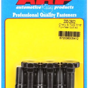 ARP Clutch Flywheel Bolt, For Use with 90 Degree V6 Chevy/ 265 and 454 V8 with 2 Piece Rear Seal, 1.000 Inch Under Head Length – 200-2802