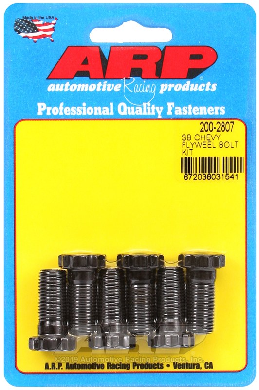 ARP Clutch Flywheel Bolt, For Use with 90 Degree V6 Chevy/ 305-502 Chevy V8 with 1 Piece Rear Seal, 1.000 Inch Under Head Length – 200-2807