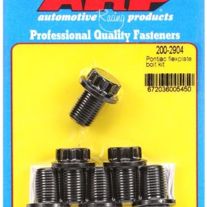 ARP Auto Trans Flexplate Bolt, For Use with Pontiac 300/ 455 V8, 0.675 Inch Under Head Length, 1/2 Inch – 20 Thread Size – 200-2904