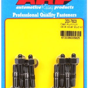 ARP Valve Cover Stud, For Use with Cast Aluminum Valve Cover, 1.500 Inch Overall Length, 1/4 Inch – 20 Thread Size, Hex Style Head Type – 200-7603