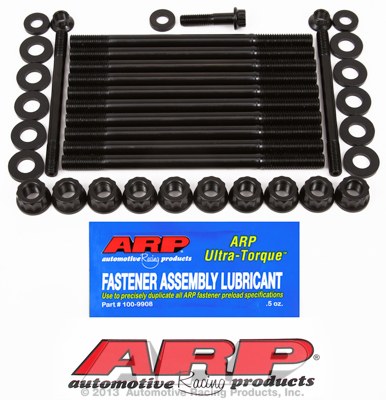 ARP Cylinder Head Stud, For Use with 2007 and Later Mini Cooper 1.6L, 12 Point Nuts, Black Oxide, Chrome Moly – 201-4304