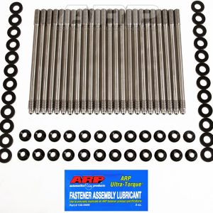 ARP Cylinder Head Stud, For Use with 2.0L/ 3.8L Air Cooled Porsche/ 911/ 930 Turbo, 12 Point Nuts with Undercut Studs, Black Oxide – 204-4206