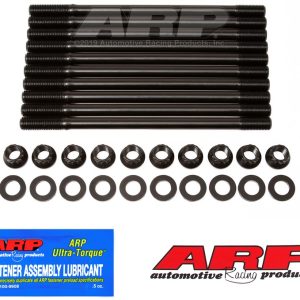 ARP Cylinder Head Stud, For Use with Honda Vtec, 12 Point Nuts with Undercut Studs, Black Oxide, Chrome Moly – 208-4304