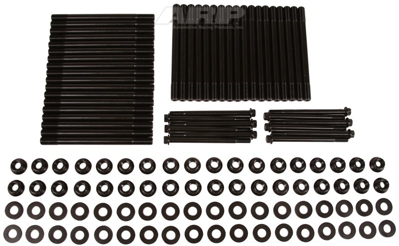 ARP Cylinder Head Stud, For Use with 6.6L Gmc Duramax LP5, 12 Point Nuts, Black Oxide, Chrome Moly, ARP2000 – 230-4301