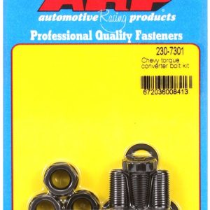 ARP Torque Converter Bolt, For Use with General Motors, 0.750 Inch Under Head Length, 3/8 Inch – 24 Thread Size, With Washers – 230-7301