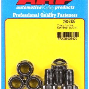 ARP Torque Converter Bolt, For Use with General Motors, 0.725 Inch Under Head Length, 7/16 Inch – 20 Thread Size, With Washers – 230-7302
