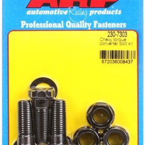 ARP Torque Converter Bolt, For Use with General Motors, 1.250 Inch Under Head Length, 7/16 Inch – 20 Thread Size, With Washers – 230-7303