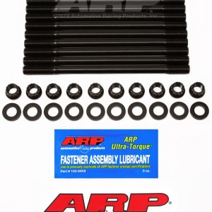 ARP Cylinder Head Stud, For Use with 2.2L GM Ecotec, 12 Point Nuts with Undercut Studs, Black Oxide, Chrome Moly – 231-4701