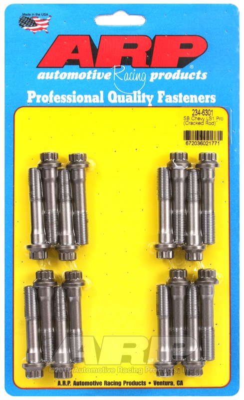 ARP Connecting Rod Bolt, For Use with Gen III/ Ls Series Chevy Small Block, Reference Head Type Arp E Style, 220000 PSI Tensile Strength – 234-6301
