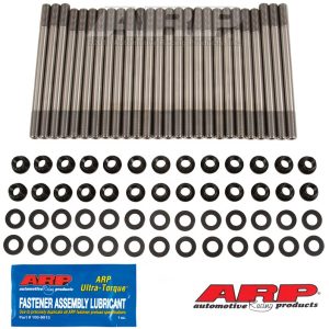 ARP Cylinder Head Stud, For Use with 1998 and Later Dodge Cummins 5.9L/ 6.7L 24V, 12 Point Nuts, Black Oxide, Chrome Moly, Complete Set – 247-4204