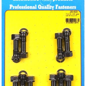 ARP Differential Carrier Stud, For Use with 9 Inch Ford Housing, 1.645 Inch Under Head Length, 3/8 Inch – 24 Thread Size, Black Oxide – 250-3005