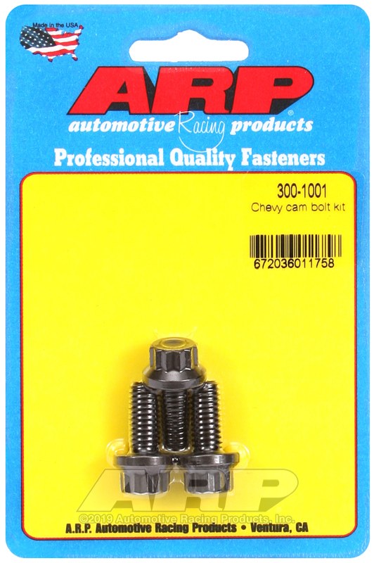 ARP Camshaft Bolt, Chevy 265-454 Cid, 200000 Pounds Per Square Inch Tensile Strength, 5/16 Inch – 18 Thread Size – 300-1001