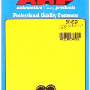 ARP Nut, 12 Point, 1/4 Inch – 20 Thread Size, 5/16 Inch Socket Size, 180000 PSI Tensile Strength, Polished, Stainless Steel, Single – 401-8300