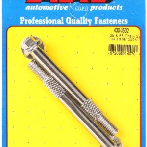 ARP Starter Bolt, For Use with Chevy, With Standard and OEM High Torque Starter, 3.760 Inch Under Head Length, Hex Style Head Type – 430-3502