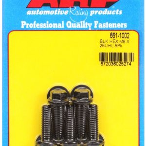 ARP Bolt, Metric Bolt, 8 Millimeter X 1.25 Thread Size, 25 Millimeter Under Head Length, 10 Millimeter Socket Size, Hex Style Head Type – 661-1002