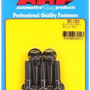 ARP Bolt, Metric Bolt, 8 Millimeter X 1.25 Thread Size, 30 Millimeter Under Head Length, 10 Millimeter Socket Size, Hex Style Head Type – 661-1003
