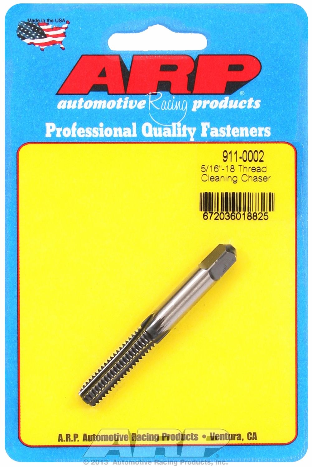 ARP Thread Cleaning Chaser, With One 5/16 Inch – 18 Thread Size – 911-0002