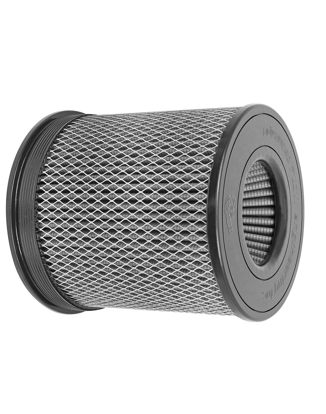 aFe Power Air Filter, Pro Dry S, Washable, Grey, Cotton Gauze, Round, 8-1/2 Inch Diameter X 9 Inch Height, Single Center Flange – 21-91059