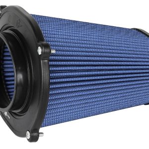 aFe Power Air Filter, Quantum, Washable, Blue, Cotton Gauze, Oval Tapered – 23-91133