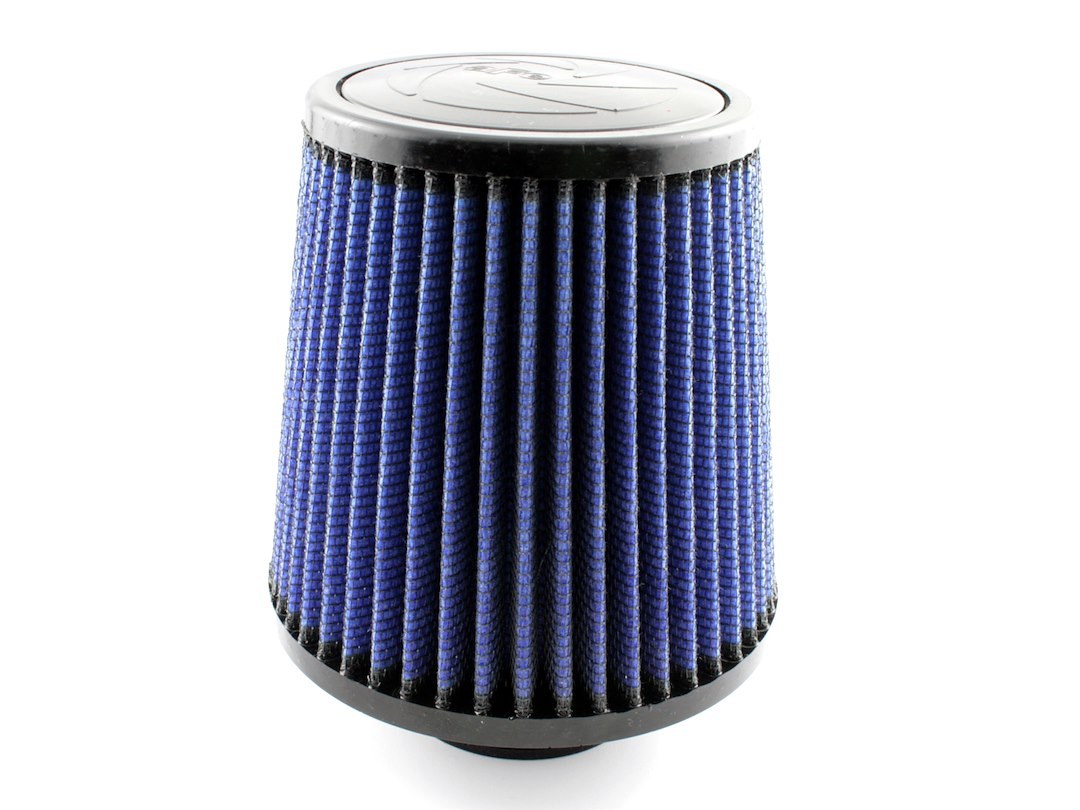 aFe Power Air Filter, Pro 5 R, Cone, Cotton Gauze, 4-3/4 Inch Top Diameter X 6 Inch Height, Single Centered Flange – 24-25002