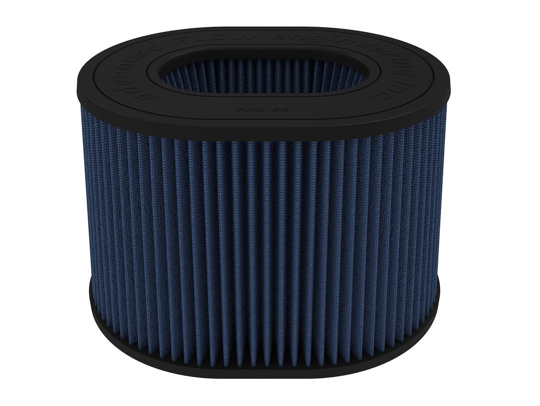 aFe Power Air Filter, Magnum Flow Pro 5R, Washable, Blue, Oiled Cotton Gauze, Oval Tapered – 24-91205R