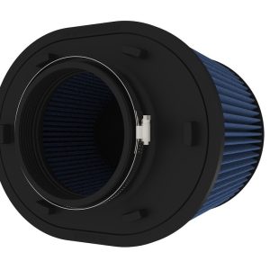 aFe Power Air Filter, Magnum Flow Pro 5R, Washable, Blue, Oiled Cotton Gauze, Oval Tapered – 24-91205R