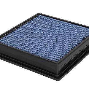 aFe Power Air Filter, Pro 5 R, Washable, Blue, Cotton Gauze, Panel, 10.49 Inch Length X 9.96 Inch Width X 1-3/4 Inch Height – 30-10162