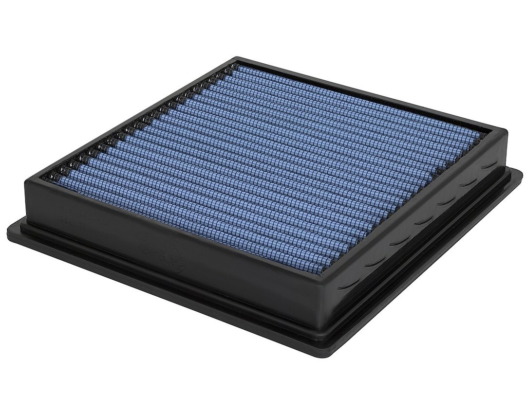 aFe Power Air Filter, Pro 5 R, Washable, Blue, Cotton Gauze, Panel, 10.49 Inch Length X 9.96 Inch Width X 1-3/4 Inch Height – 30-10162