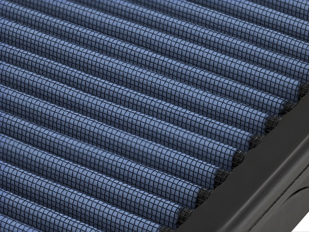 aFe Power Air Filter, Pro 5 R, Washable, Blue, Cotton Gauze, Panel, 10.49 Inch Length X 9.96 Inch Width X 1-3/4 Inch Height – 30-10162