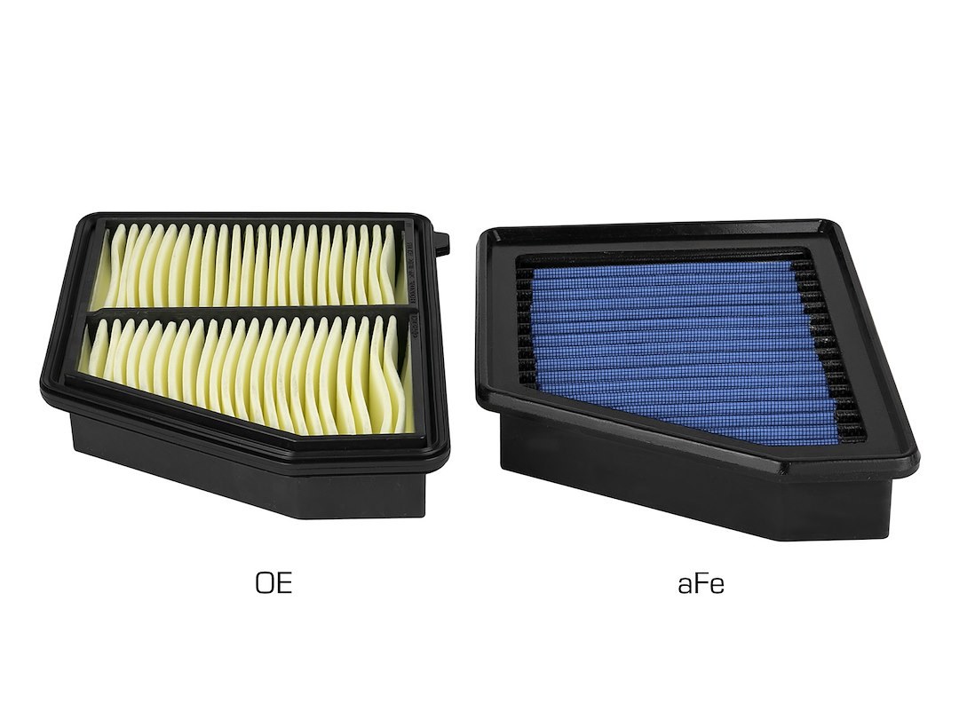 aFe Power Air Filter, Magnum Flow Pro 5R, Washable, Blue, Cotton Gauze, Panel – 30-10291