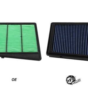 aFe Power Air Filter, Magnum Flow Pro 5R, Washable, Blue, Cotton Gauze, Panel, Pre-Oiled – 30-10441R