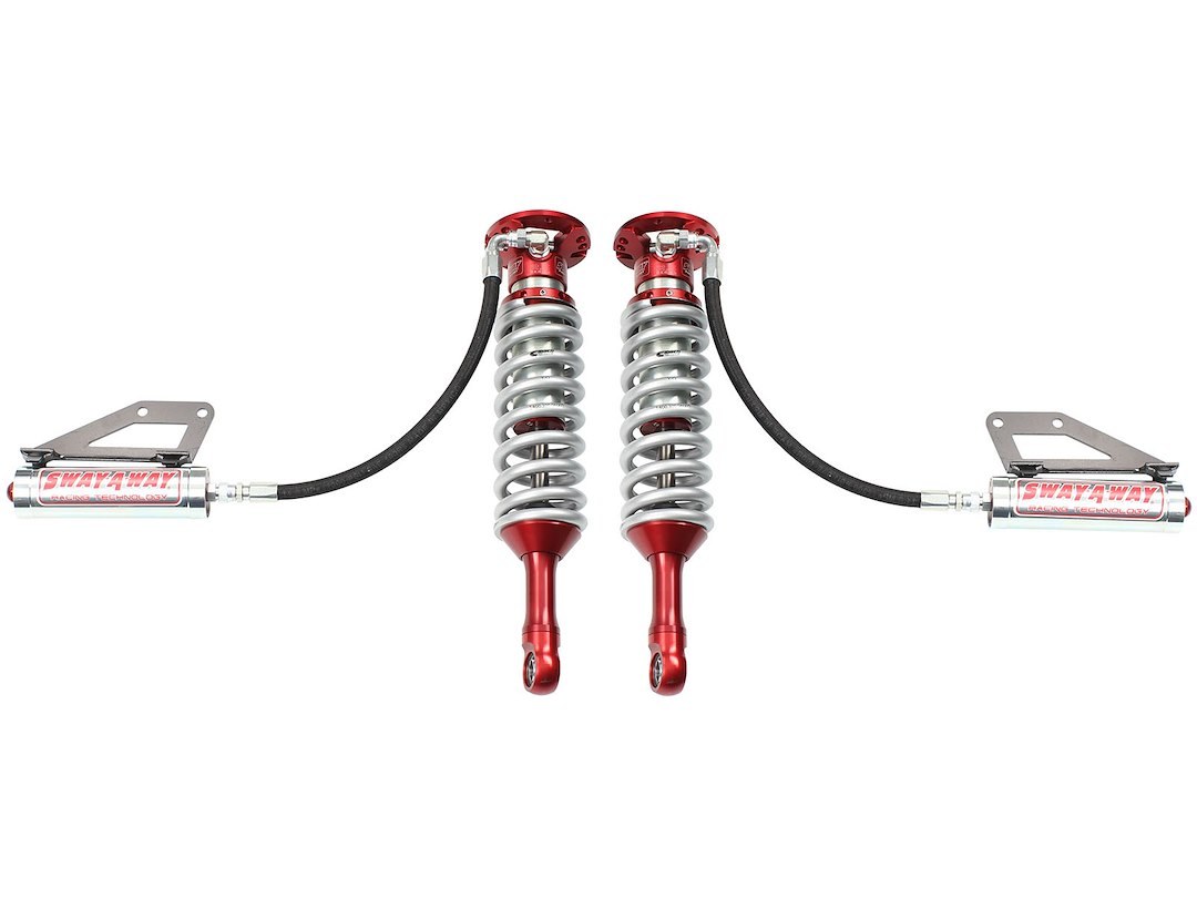 aFe Power Leveling Kit Suspension, Sway-A-Way, 2 to 2-1/2 Inch Lift, Strut and Coil Spring Assembly, Includes Springs and Spanner Wrench – 301-5600-06