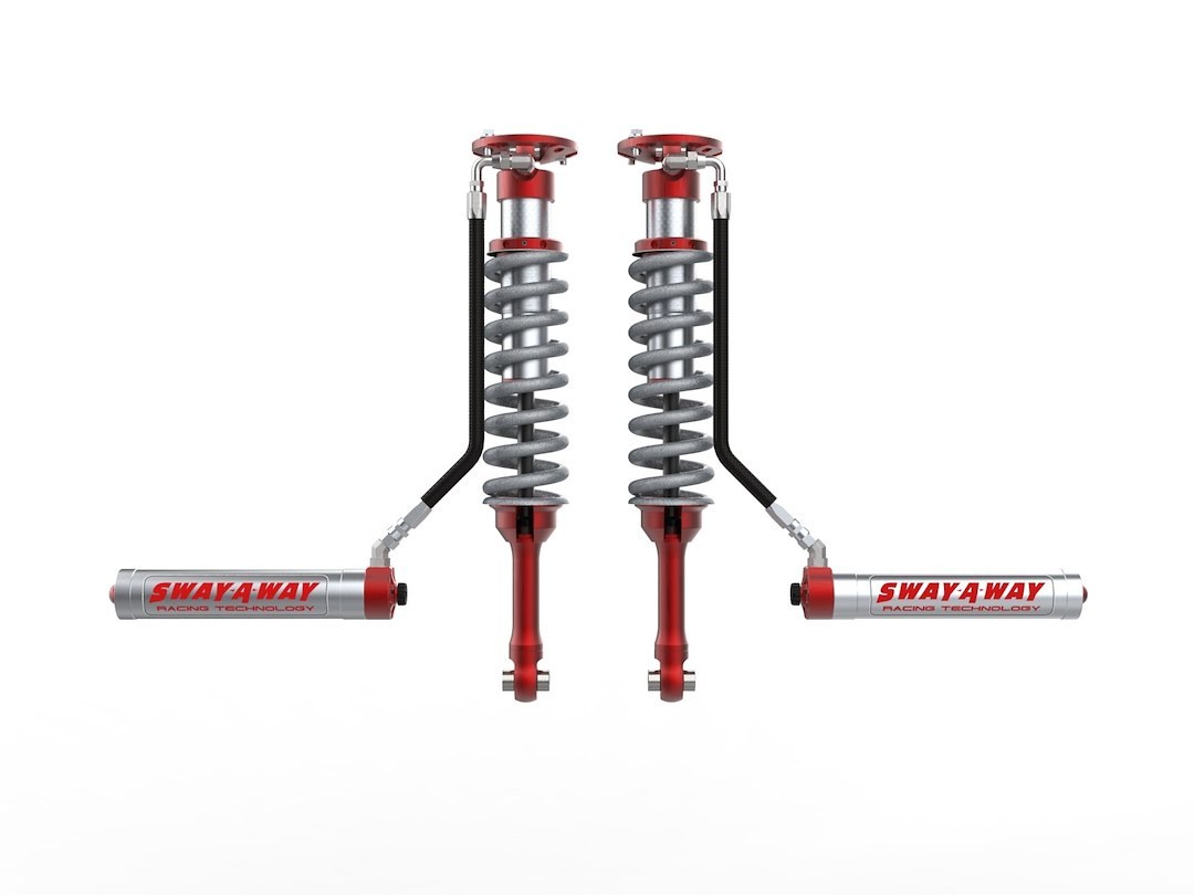 aFe Power Leveling Kit Suspension, Sway-A-Way, 2 to 2-1/2 Inch Lift, Strut and 2-1/2 Inch Diameter Coil Spring Assembly – 301-5600-10-CA