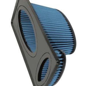 aFe Power Air Filter, Pro 5 R, Washable, Blue, Cotton Gauze, Oval, Black Polyurethane Top – 30-80202