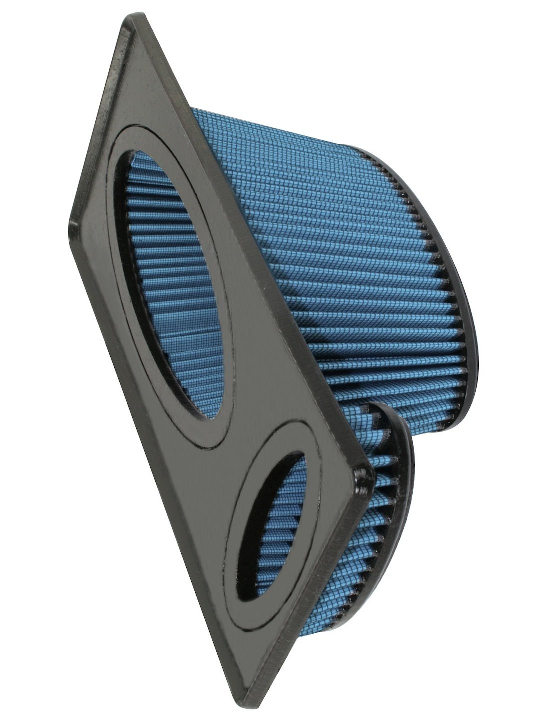 aFe Power Air Filter, Pro 5 R, Washable, Blue, Cotton Gauze, Oval, Black Polyurethane Top – 30-80202