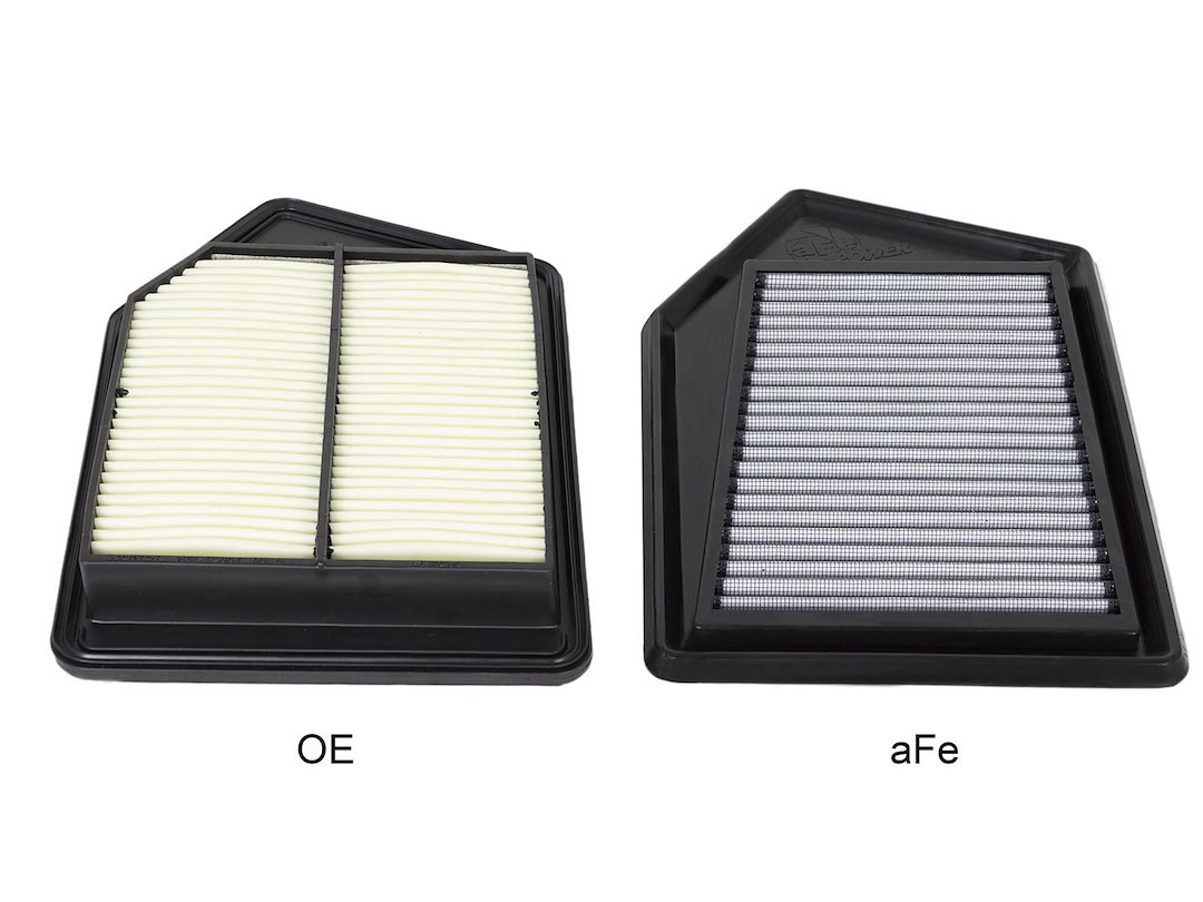 aFe Power Air Filter, Pro Dry S, Washable, White, Cotton Gauze, Panel – 31-10259