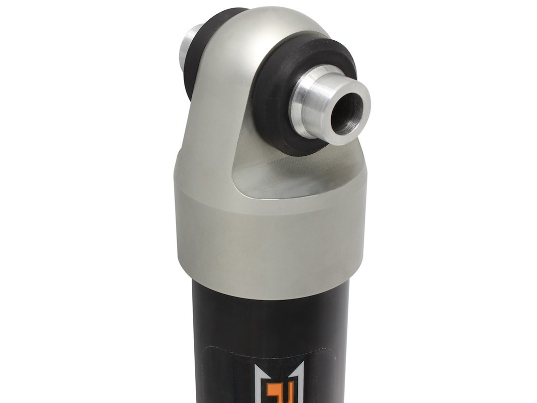 aFe Power Shock Absorber, Race Series, Gas, 2 Inch Diameter, Without Reservoir, Non-Adjustable, Without Shock Boots, Black and Silver – 37-D7001F