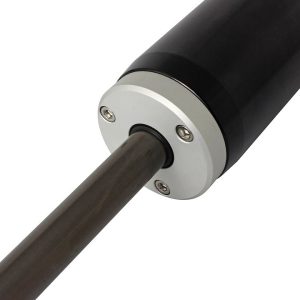 aFe Power Shock Absorber, Race Series, Gas, 2 Inch Diameter, Without Reservoir, Non-Adjustable, Without Shock Boots, Black and Silver – 37-D7001F
