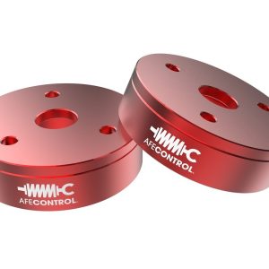 aFe Power Leveling Kit Suspension, Control, 2 Inch Front Lift, Billet Aluminim, Red, With Connecting Rods – 416-20T002-R