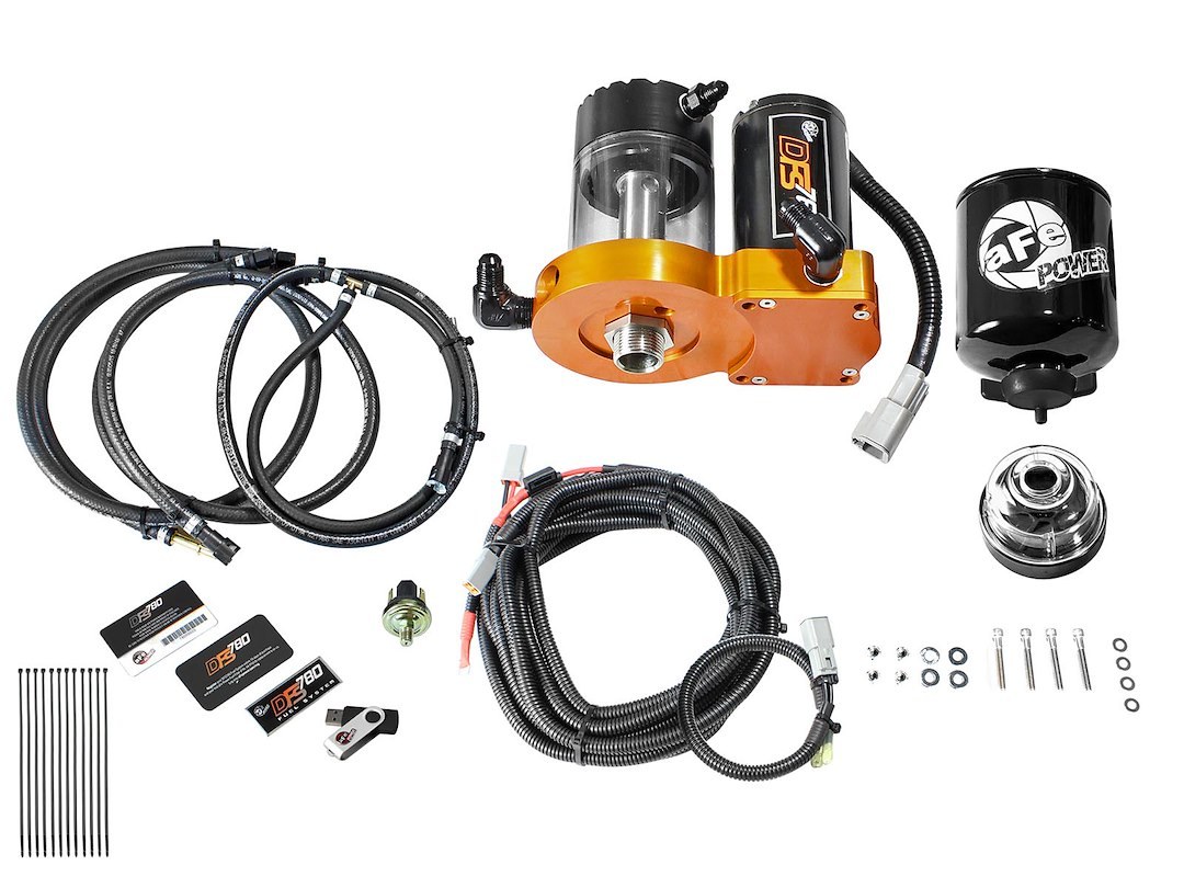 aFe Power Fuel Lift Pump Diesel, DFS780, Replaces Stock Pump, Full Time Operation, 2 Gallons Per Minute, 16 to 18 PSI – 42-12035