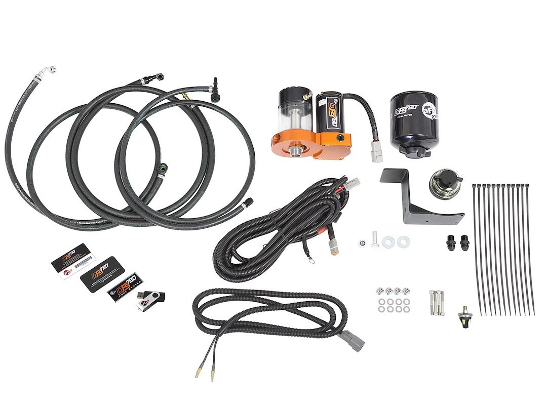 aFe Power Fuel Lift Pump Diesel, DFS780, OE Bypass, Boost Activated, 2 Gallons Per Minute, 8 to 10 PSI – 42-13012