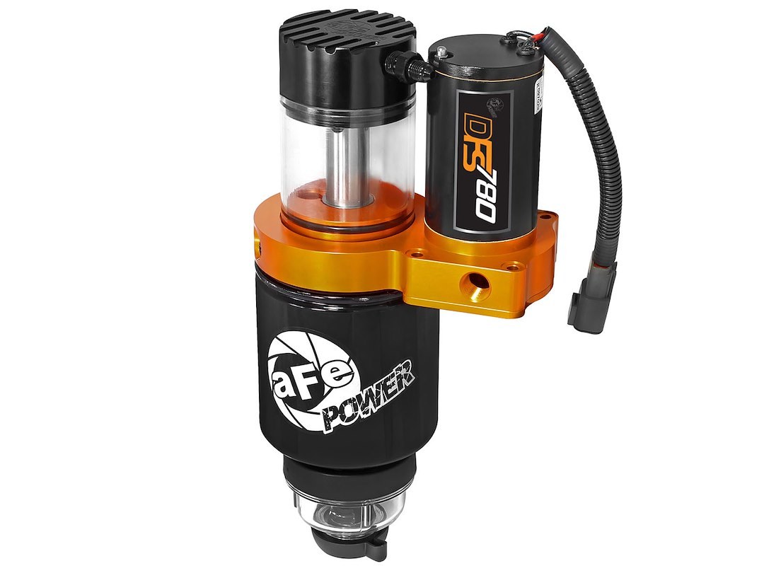 aFe Power Fuel Lift Pump Diesel, DFS780, OE Bypass, Boost Activated, 2 Gallons Per Minute, 8 to 10 PSI – 42-13022