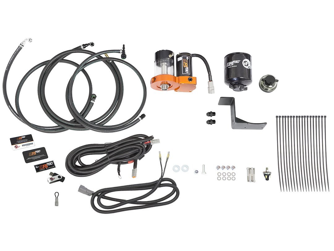 aFe Power Fuel Lift Pump Diesel, DFS780, OE Bypass, Boost Activated, 2 Gallons Per Minute, 8 to 10 PSI – 42-13022
