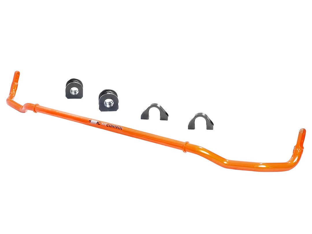 aFe Power Stabilizer Bar, Control, 29 Millimeter, With Bushings and Brackets, Powder Coated, Orange – 440-503002RN